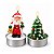 Velas Decorativa de Natal - Dupla Natalina Papai Noel e Pinheiro - 6x5cm - 1 unidade - Rizzo - Imagem 3