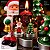 Velas Decorativa de Natal - Dupla Natalina Papai Noel e Pinheiro - 6x5cm - 1 unidade - Rizzo - Imagem 4