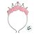 Tiara Coroa com Pluma e Varinha - Rosa Claro  - 1 unidade - Make Mais - Rizzo - Imagem 3