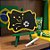 Lousa Decorativa em MDF Copa - Amarelo Escuro e Verde - 20x24cm - 1 unidade - Rizzo - Imagem 1