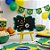 Lousa Decorativa em MDF Copa - Amarelo e Verde - 25x30cm - 1 unidade - Rizzo - Imagem 1