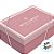 Caixa Retangular com Tampa e Elástico - Camélia - 35x25x11cm - 1 unidade - Cromus - Rizzo - Imagem 2