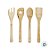 Kit 4 Utensílios de Bambu Essential - 30,2x6,1x3cm - 1 unidade - Rizzo - Imagem 4