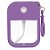 Frasco Spray Portátil Macaron Cartão com Capa de Silicone e Gancho - 38ml - Lilás - 1 unidade - Rizzo - Imagem 3