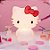 Luminária Hello Kitty - Clássica - 31cm - 1 unidade - Rizzo - Imagem 1