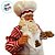 Papai Noel Decorativo em Pé Confeiteiro - Vermelho e Branco - 12x28x8cm - 1 unidade - Rizzo - Imagem 4