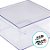 Caixa Acrílica para Cake Box Quadrada - Cristal - 500ml - 1 unidade - BlueStar - Rizzo - Imagem 2