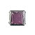 Almofada Para Carimbo em Plástico e Espuma - Carimbeira Roxo Quente - 3,5x3,5cm - 1 unidade - Rizzo - Imagem 1