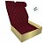Caixa Retangular Tampa e Fundo - Royal Marsala - 20x7x21cm - 5 unidades - Regina - Rizzo - Imagem 2