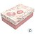 Caixa Retangular com Tampa - Elegance Rose - 20x15x7cm - 5 unidades - Regina - Rizzo - Imagem 2