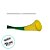 Corneta Vuvuzela Média - Brasil Copa do Mundo - 24cm - 1 unidade - Rizzo - Imagem 4
