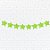Faixa Decorativa - Estrela Verde 3D - 3,6m - 1 unidade - Cromus - Rizzo - Imagem 1
