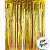 Cortina Decorativa Metalizada - Dourado - 1x2m - 1 unidade - Rizzo - Imagem 2