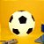 Luminária Bola de Futebol - 25cm - 1 unidade - Rizzo - Imagem 1