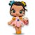 Boneca Caipira Menina em Biscuit - Vestido Rosa com Pipoca - 7cm - 1 unidade - Rizzo - Imagem 1