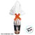 Kit Ovo no Copo Laranja (Saco Express + Papel Chumbo + Laço Fácil) - 1 unidade - Rizzo - Imagem 4