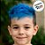 Tinta Temporária Spray para Cabelo - Neymar Jr - Azul Fluorescente - 150ml/85g - 1 unidade - Popper - Rizzo - Imagem 3