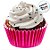 Forminha Para Cupcake Impermeável - Fúcsia - 5x3,5cm - 45 unidades - Regina - Rizzo - Imagem 5