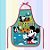 Avental Infantil - Mickey Mouse - 49x39cm - Disney Original - 1 unidade - Rizzo - Imagem 1