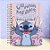 Caderno Smart Univ. Com Folhas Reposicionáveis - Stitch Rosa - 10 Divisórias - 20x27cm - Disney Original - 1 unidade - R - Imagem 1