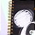 Caderno Smart Univ. Com Folhas Reposicionáveis - Mickey Mouse Preto e Branco - 10 Divisórias - 20x27cm - Disney Original - Imagem 6