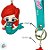Chaveiro 3D Ariel - 7cm - Disney Original - 1 unidade - Rizzo - Imagem 2