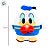 Pelúcia Dupla Face - Pateta e Pato Donald - 14cm - Disney Original - 1 unidade - Rizzo - Imagem 3