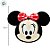 Brinquedo Squish Pelúcia - Minnie Mouse - 10cm - Disney Original - 1 unidade - Rizzo - Imagem 3