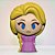 Borracha Escolar 3D - Rapunzel - Disney Original - 1 unidade - Rizzo - Imagem 1