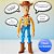 Boneco com Som - Woody - Toy Story - 14 Frases - Disney Original - 1 unidade - Rizzo - Imagem 1
