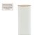 Pote Organizador de Metal com Tampa de Bambu - Bege - 28x11x11cm - 1 unidade - Cromus - Rizzo - Imagem 4