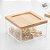 Caixa Acrílica com Tampa de Bambu - 9x9x5cm - 1 unidade - Cromus - Rizzo - Imagem 4