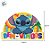 Painel Decorativo em EVA - Stitch - Bem Vindos - 49x32cm - Disney Original - 1 unidade - Rizzo - Imagem 3