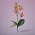 Haste Flor Permanente - Orquídea Cymbidium com Folha - Ocre - 36cm  - 1 unidade - Cromus - Rizzo - Imagem 1
