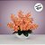 Haste Flor Permanente - Orquídea Phalaenopsis com Folha - Laranja - 33cm  - 1 unidade - Cromus - Rizzo - Imagem 2