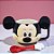 Caneca de Porcelana com Colher - Mickey Mouse - 280ml - Disney Original - 1 unidade - Rizzo - Imagem 1