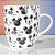 Caneca de Cerâmica - Mickey Mouse - Preto e Branco- 330ml - Disney Original - 1 unidade - Rizzo - Imagem 1