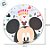 Prato Raso de Melamine - Mickey Mouse - 20cm - Disney Original - 1 unidade - Rizzo - Imagem 3