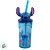 Copo com Tampa e Canudo - Stitch 3D - Azul - 360ml - Disney Original - 1 unidade - Rizzo - Imagem 5