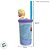 Copo com Tampa e Canudo - Elsa 3D - Frozen - 360ml - Disney Original - 1 unidade - Rizzo - Imagem 3