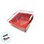 Caixa Coração Diamantado - 1 Cavidade - Vermelho - 13x13x3cm - 5 unidades - Crystal - Rizzo - Imagem 5