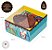 Caixa New Practice Meio Ovo com Bombons Páscoa Cores Azul 100g 12x12x6cm - 06 unidades - Cromus Páscoa - Rizzo Embalagen - Imagem 2