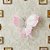 Enfeite Decorativo - Borboleta com Presilha - Rosa e Branca - 28x22x18cm - 1 unidade - Cromus - Rizzo - Imagem 1