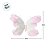 Enfeite Decorativo - Borboleta com Presilha - Rosa e Branca - 20x18x10cm - 1 unidade - Cromus - Rizzo - Imagem 3