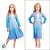 Fantasia Infantil Elsa Frozen - Vestido - G - Disney Original - 1 unidade - Rizzo - Imagem 5