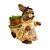 Enfeite Decorativo de Páscoa - Coelha de Palha com Carroça de Cenouras - 25x23x13cm - 1 unidade - FlorArte - Rizzo - Imagem 2