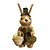 Enfeite Decorativo de Páscoa - Coelha de Palha com Cesto de Ovos - 34x18x22cm - 1 unidade - FlorArte - Rizzo - Imagem 2