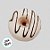 Mini Donnut Fake com Imã - Chocolate Branco - 5cm - 1 unidade - Rizzo - Imagem 2