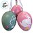 Ovo de Páscoa Decorativo para Pendurar - Rosa e Verde - 6x4x4cm - 9 unidades - Rizzo - Imagem 4