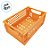Cesta de Plástico Para Decoração - Laranja - 17x11x6cm - 1 unidade - Rizzo - Imagem 2